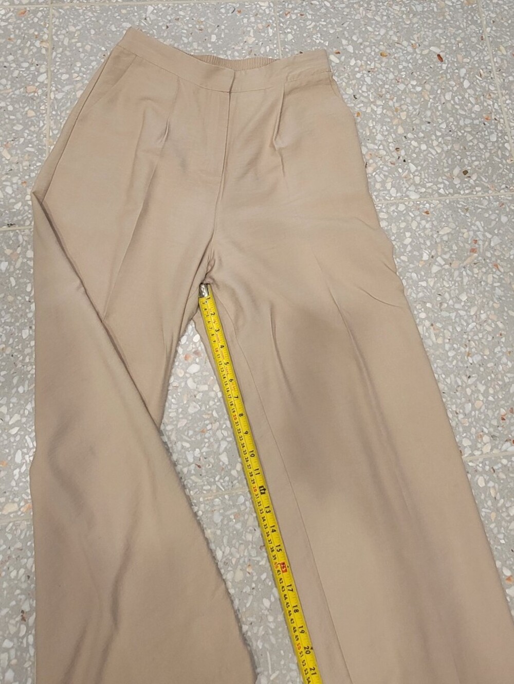 Christian Lacroix Linen High-Waist Tailored Trousers